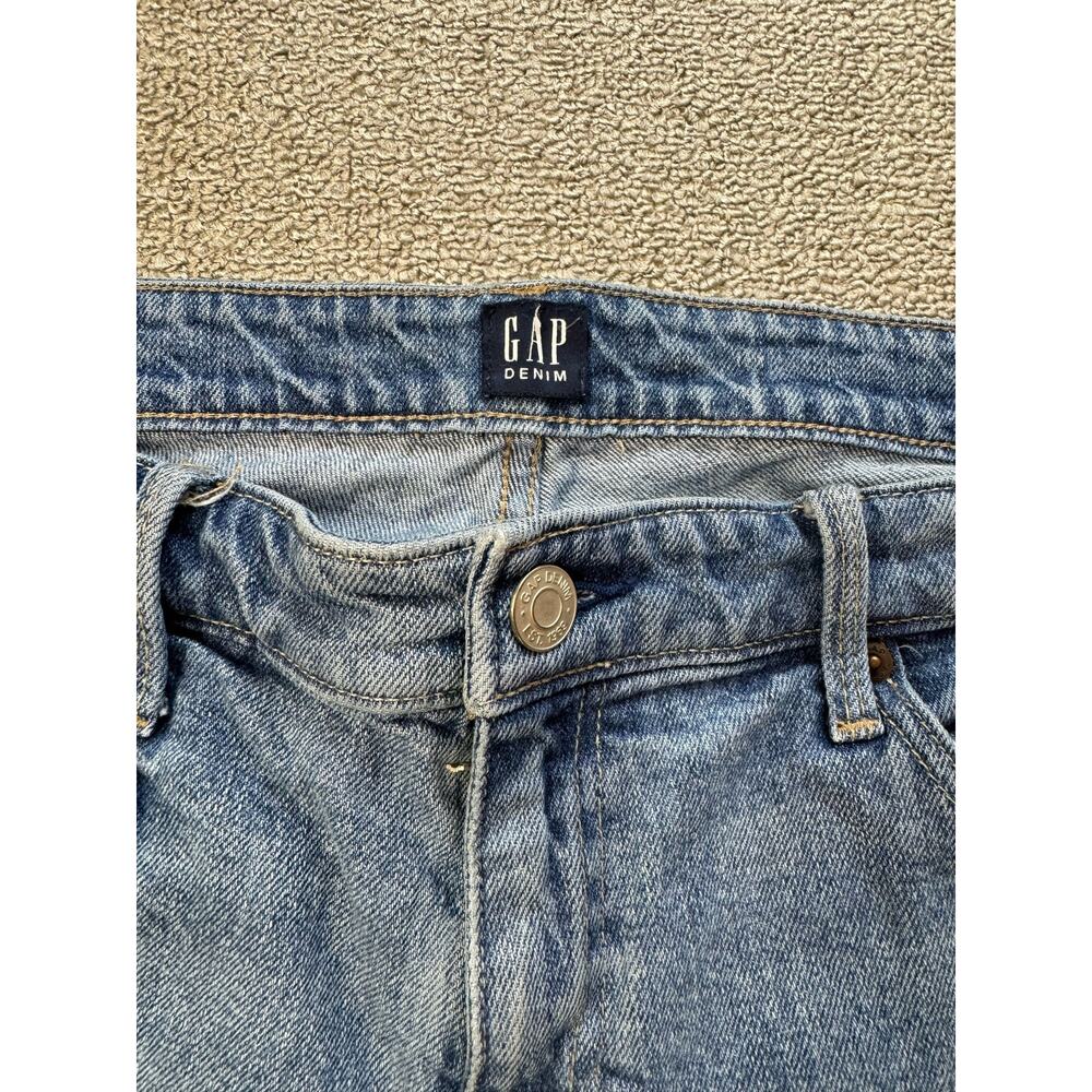 Gap Jeans Girlfriend Mid Rise Patchwork Distresse… - image 3